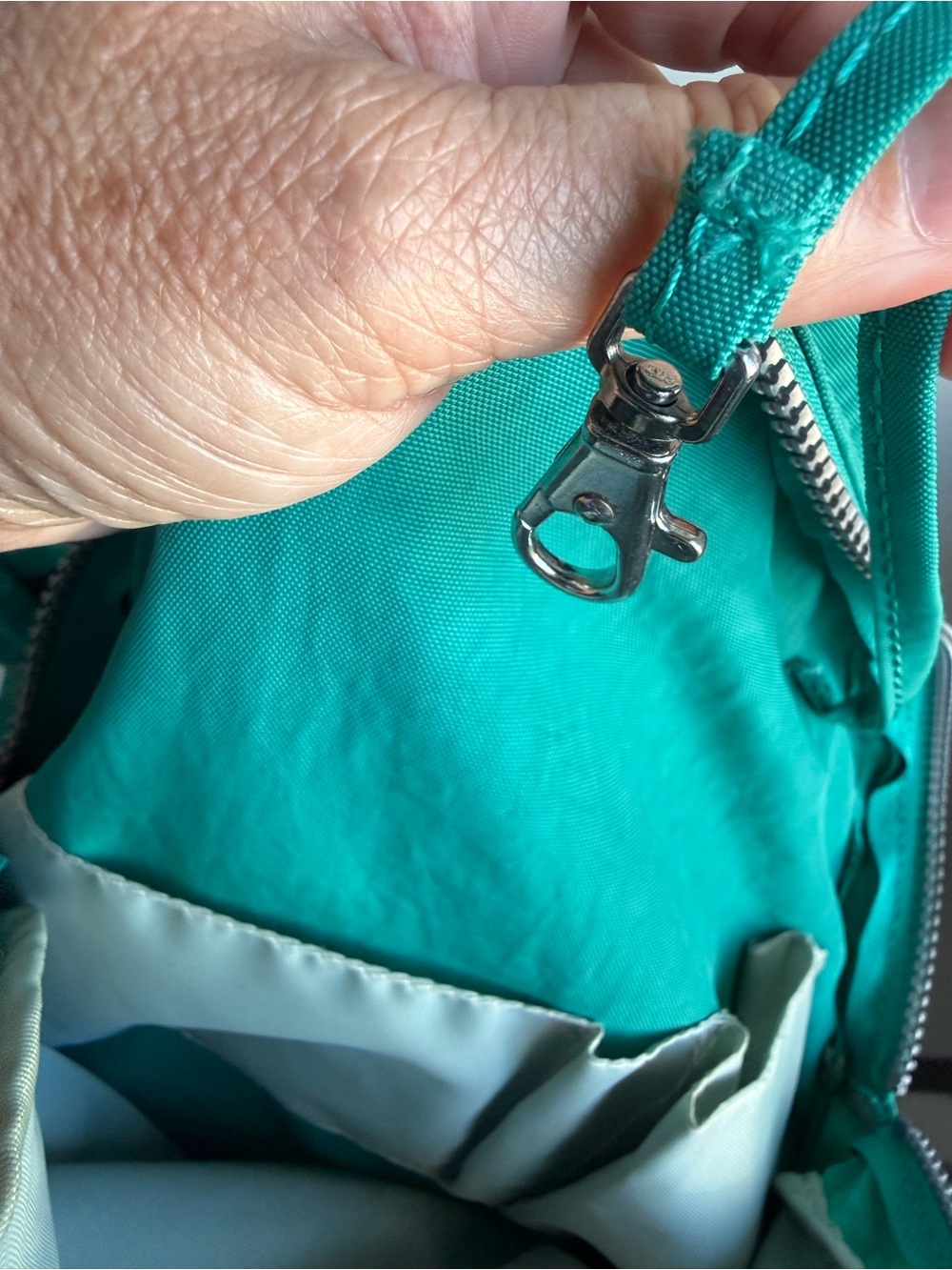 Kipling Turquoise Everyday Backpack - Picture 9 of 12